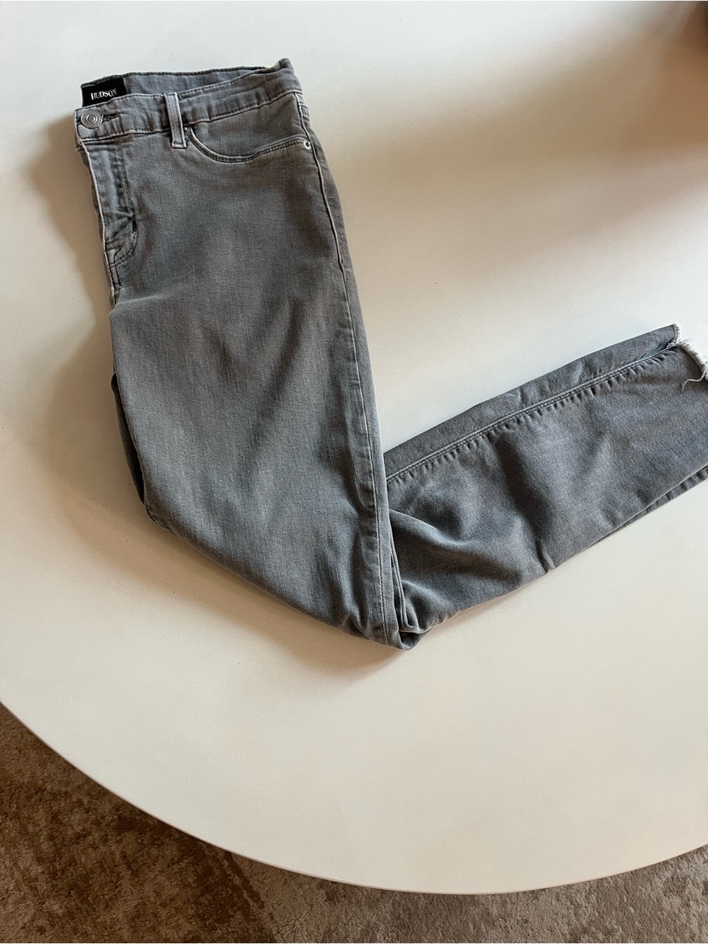 Hudson Jeans, Krista Super Skinny Gray, Size 30